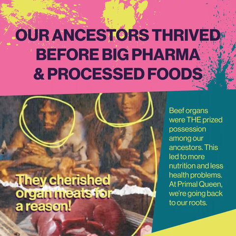 PRIMAL QUEEN BEEF ORGAN SUPERFOOD (3 Month Supply)