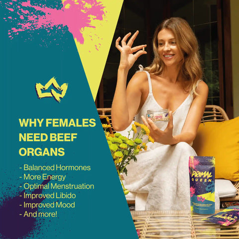 PRIMAL QUEEN BEEF ORGAN SUPERFOOD （1 Month Supply）